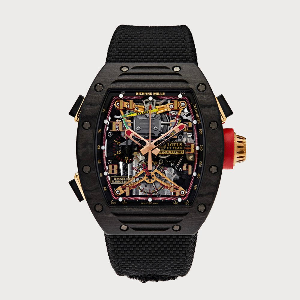 Richard Mille Rm50-01 Romain Grosjean Lotus F1 Team G-Sensor Tourbillon