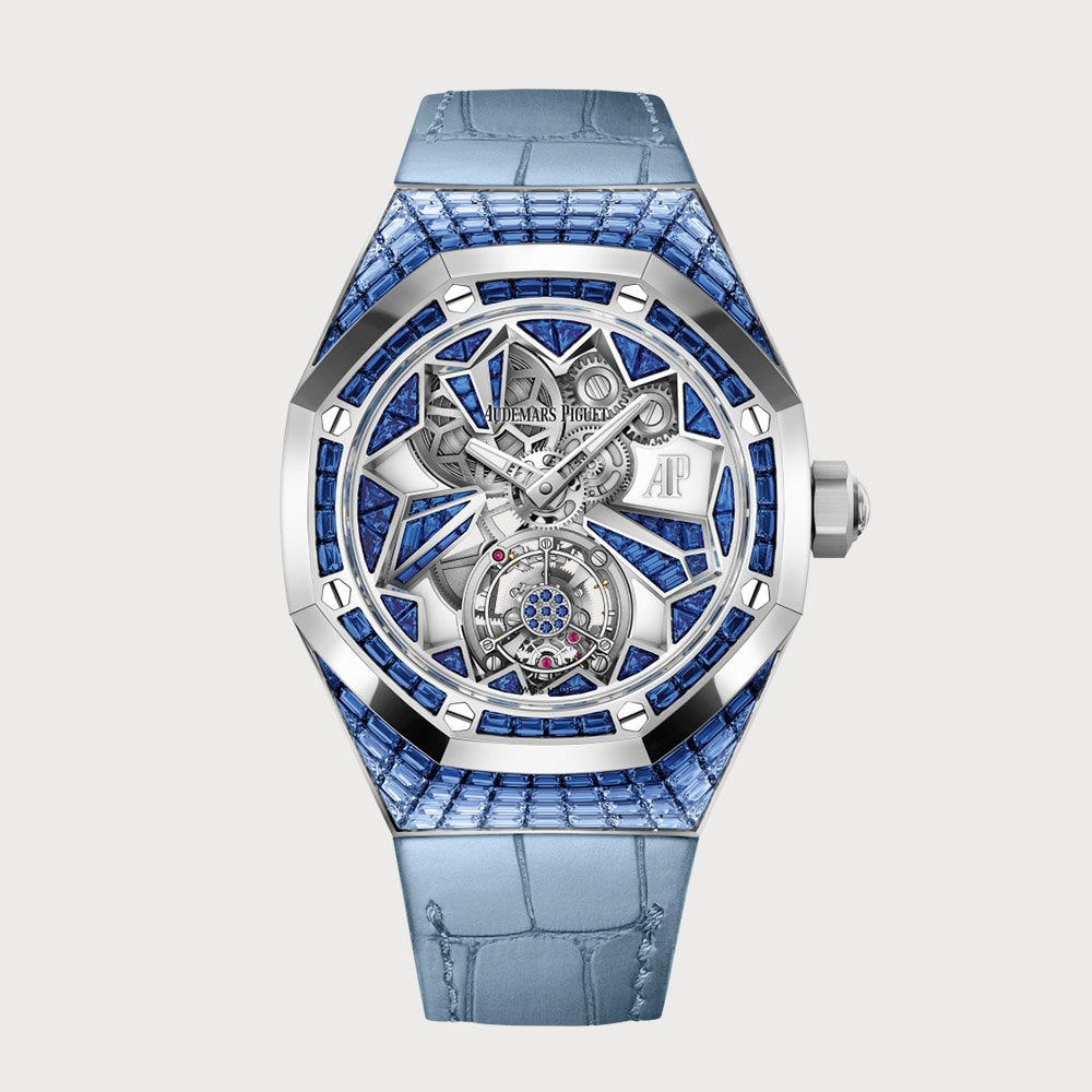 Audemars Piguet Royal Oak Concept Flying Tourbillon With Baguette Cut Blue Sapphires