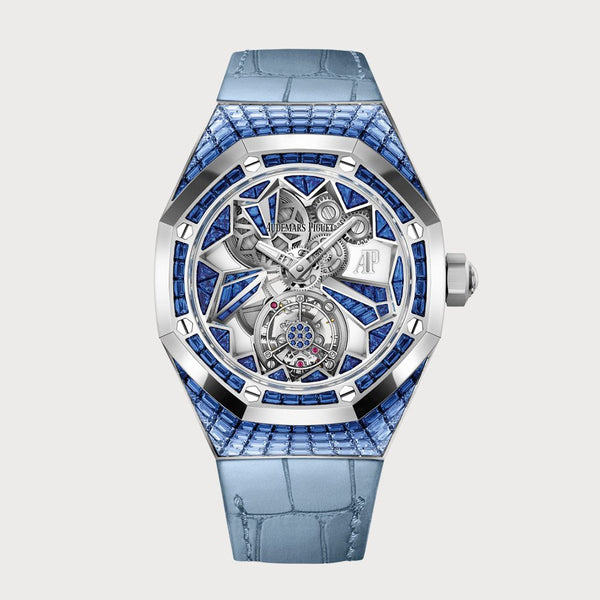 Audemars Piguet Royal Oak Concept Flying Tourbillon With Baguette Cut Blue Sapphires
