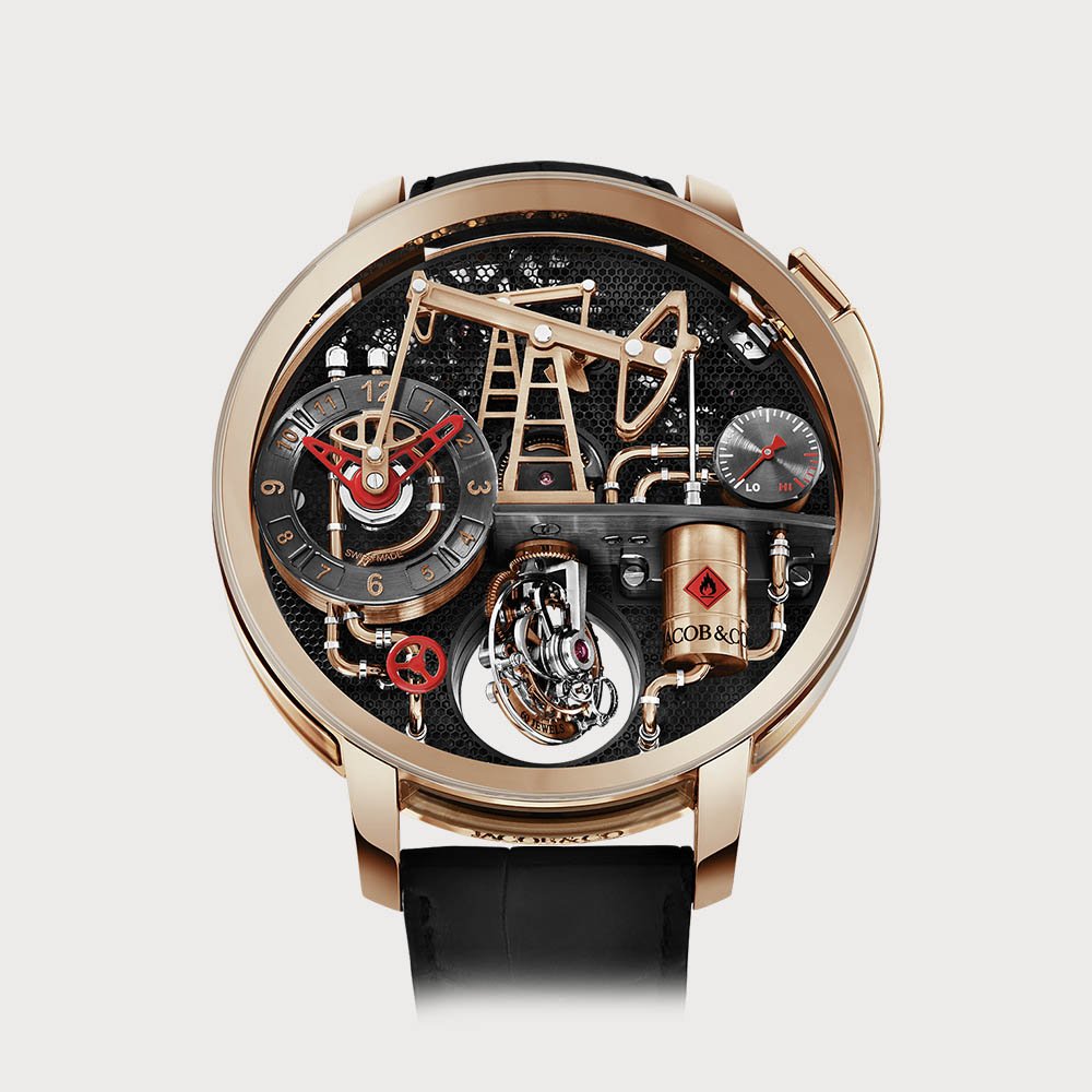 Jacob & Co Astronomia Oil Pump In Rose Gold