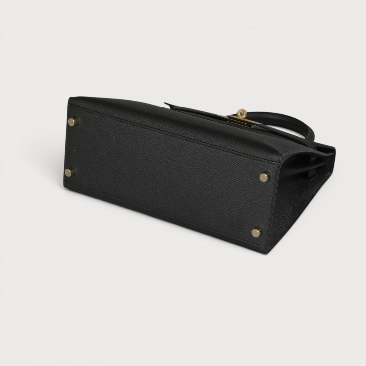 Hermes Kelly 28 Black Ghw Epsom