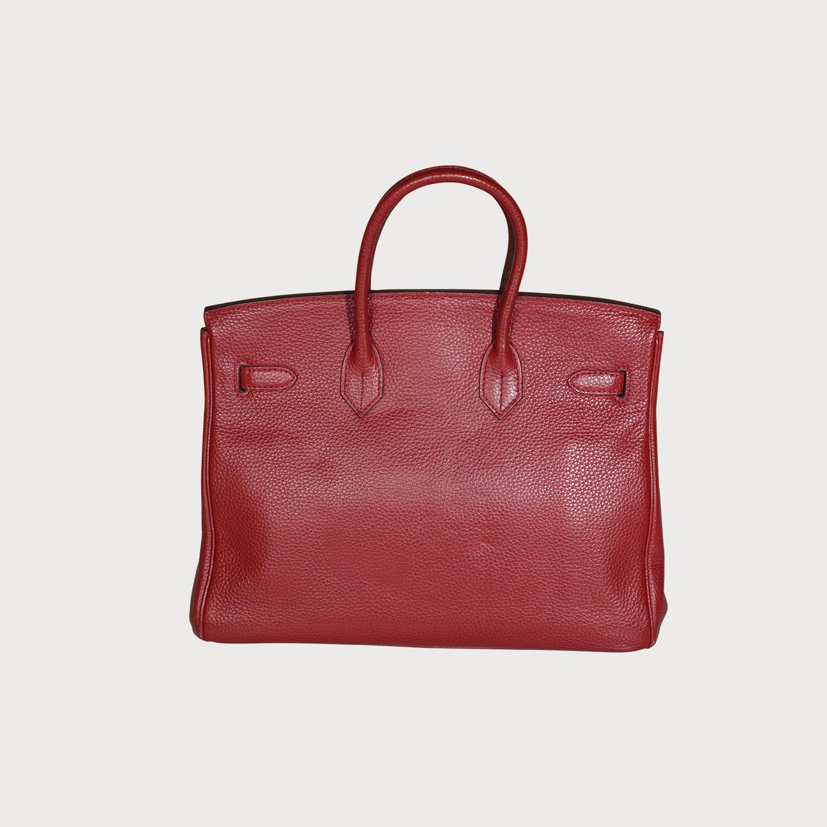 Hermès Birkin 35 Rouge / Red With Palladium Hardware - view 12