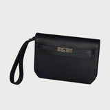 Kelly Depeche 25 Bleu Nuit With Palladium Hardware In Cuir Galop Leather, H083318ck