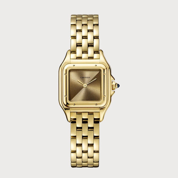 Cartier Panthere Small With Graded Shades Of Gold Dial In Yellow Gold