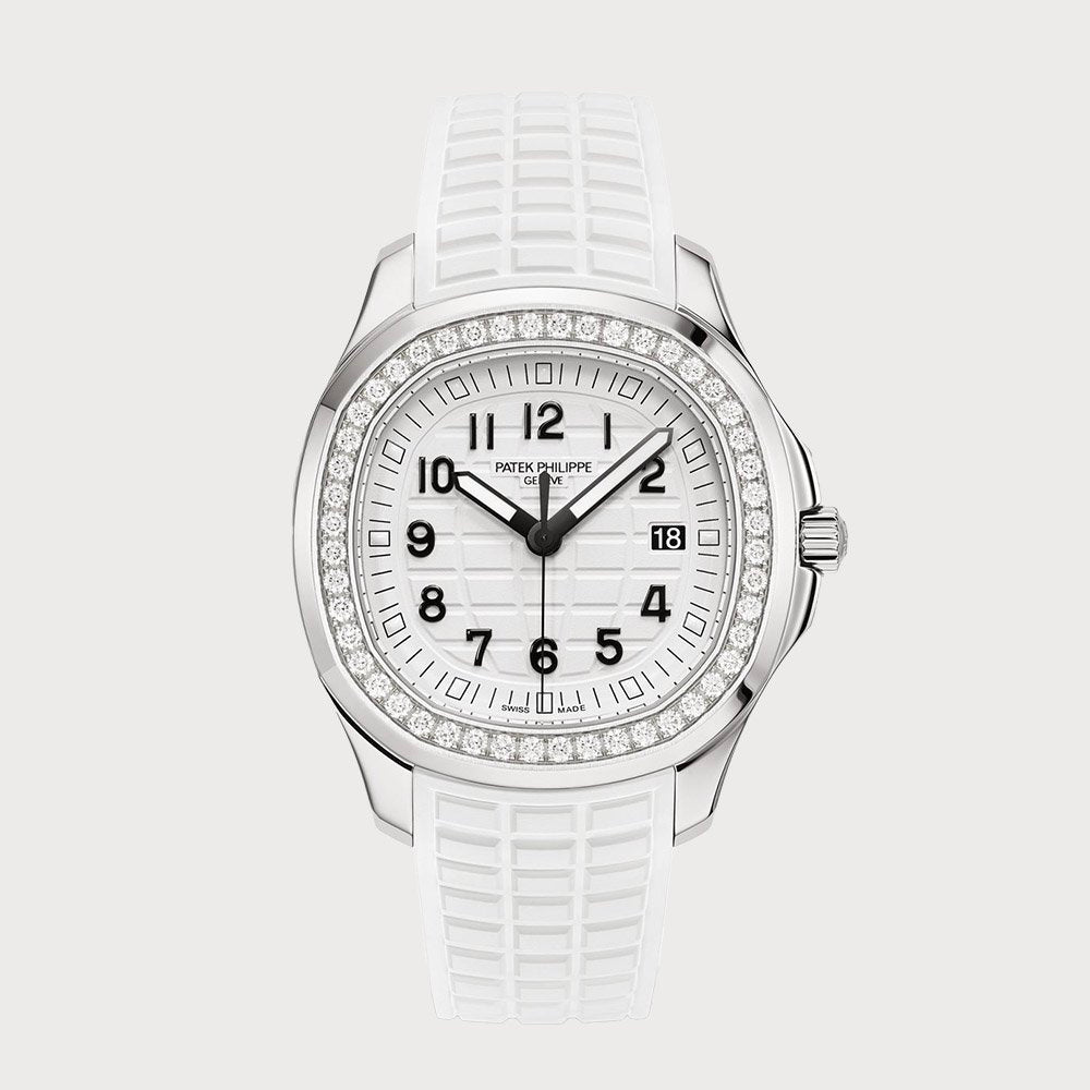 Patek Philippe Aquanaut Luce In Stainless Steel With White Dial & Diamond Set Bezel