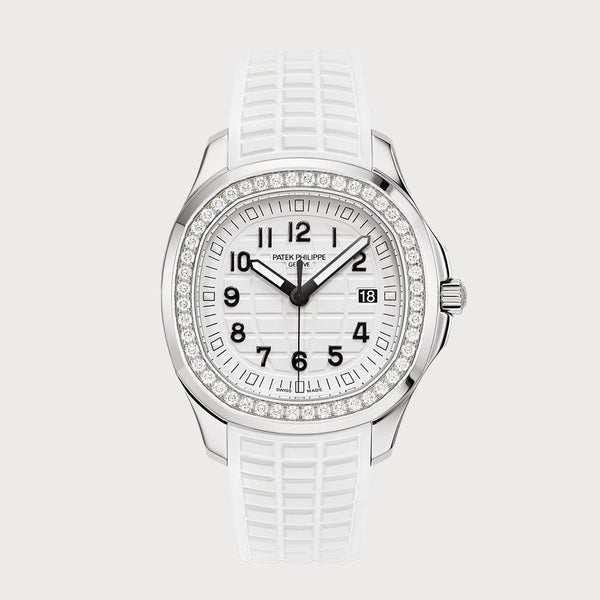 Patek Philippe Aquanaut Luce In Stainless Steel With White Dial & Diamond Set Bezel