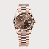 Day-Date 40 Chocolate Dial In Rose Gold