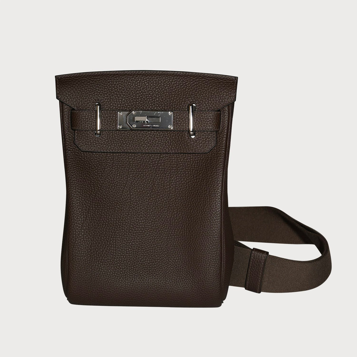 Hermès Hac A Dos Pm Ecorce With Palladium Hardware In Togo Leather - view 10