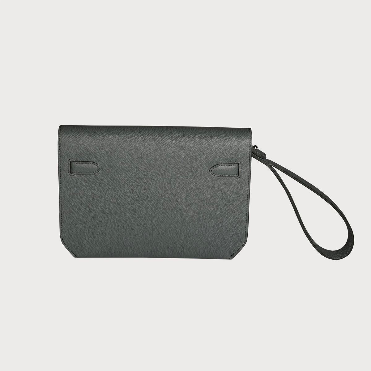 Hermès Kelly Depeche 25 Grey With Palladium Hardware In Epsom Leather - view 4