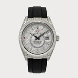 Sky-Dweller Meteorite Diamond Set On Oysterflex