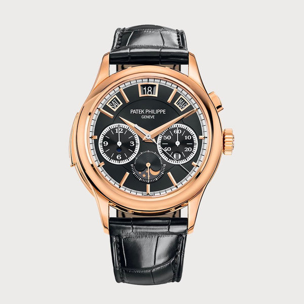 Patek Philippe Minute Repeater Chronograph, Perpetual Calendar With Black Dial In Rose Gold