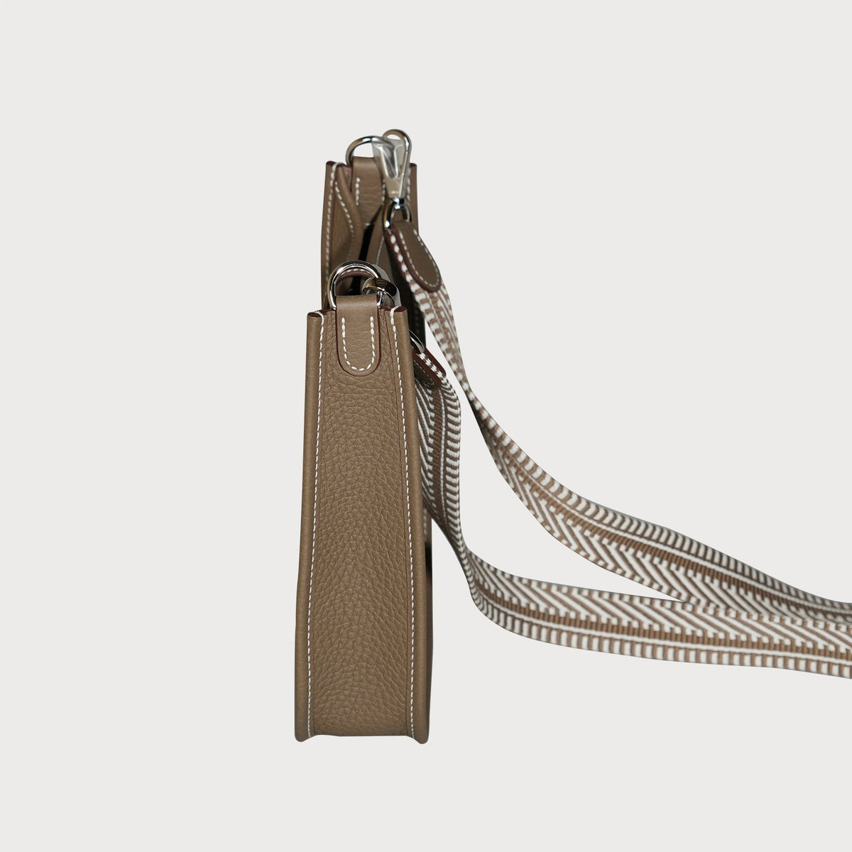 Hermès Evelyne 16 Etoupe With Palladium Hardware In Clemmence Leather With Amazone Strap - view 5