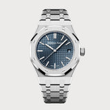 Royal Oak 37 With A Blue Dial In Steel
