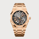Royal Oak 39 Jumbo/ Extra-Thin Skeleton In Rose Gold