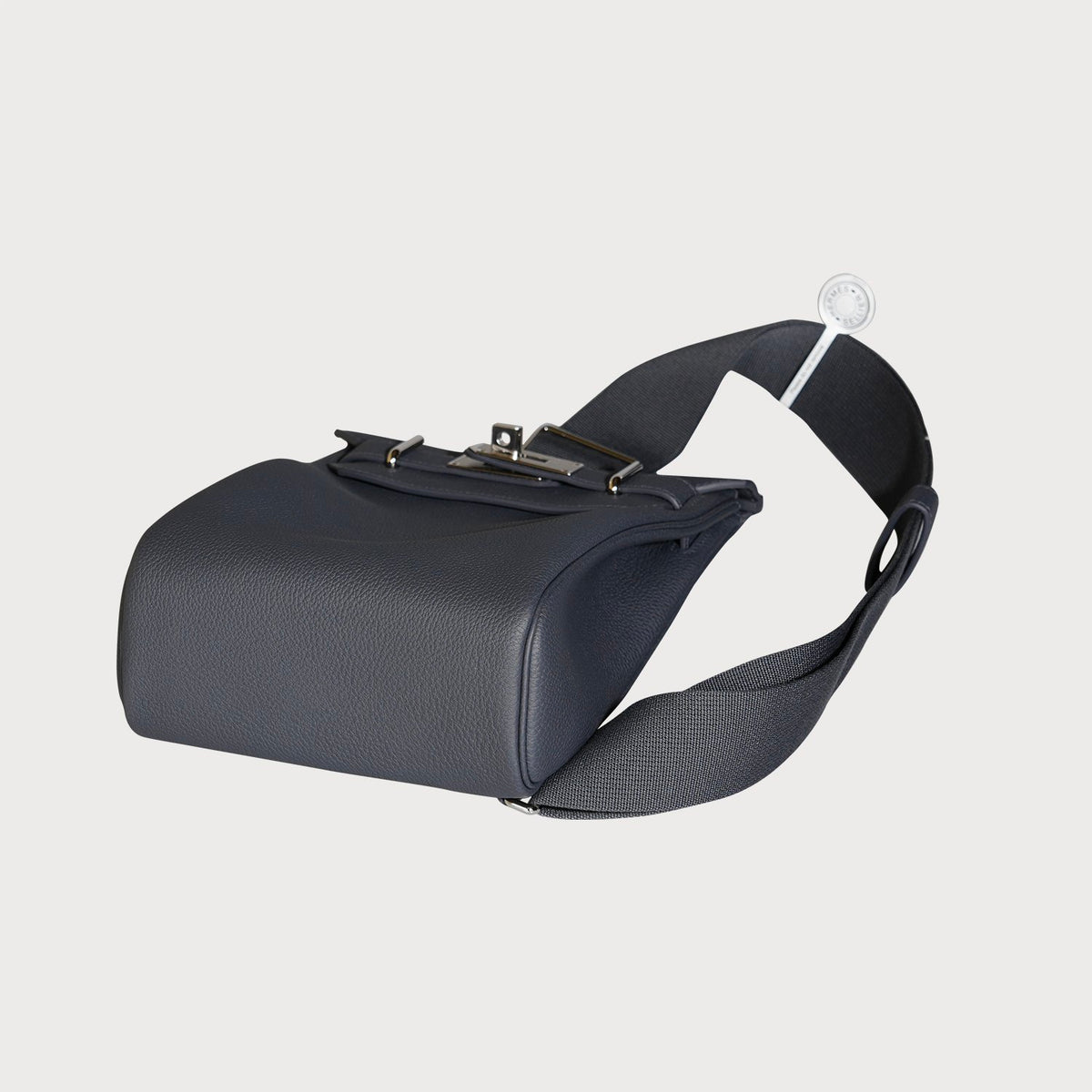 Hermès Hac A Dos Pm Ardoise With Palladium Hardware In Togo Leather - view 12