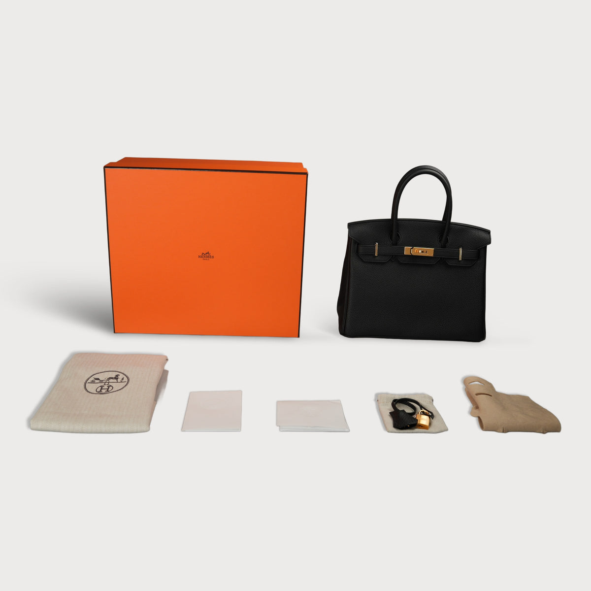 Hermes Birkin 30 Togo Noir GHW