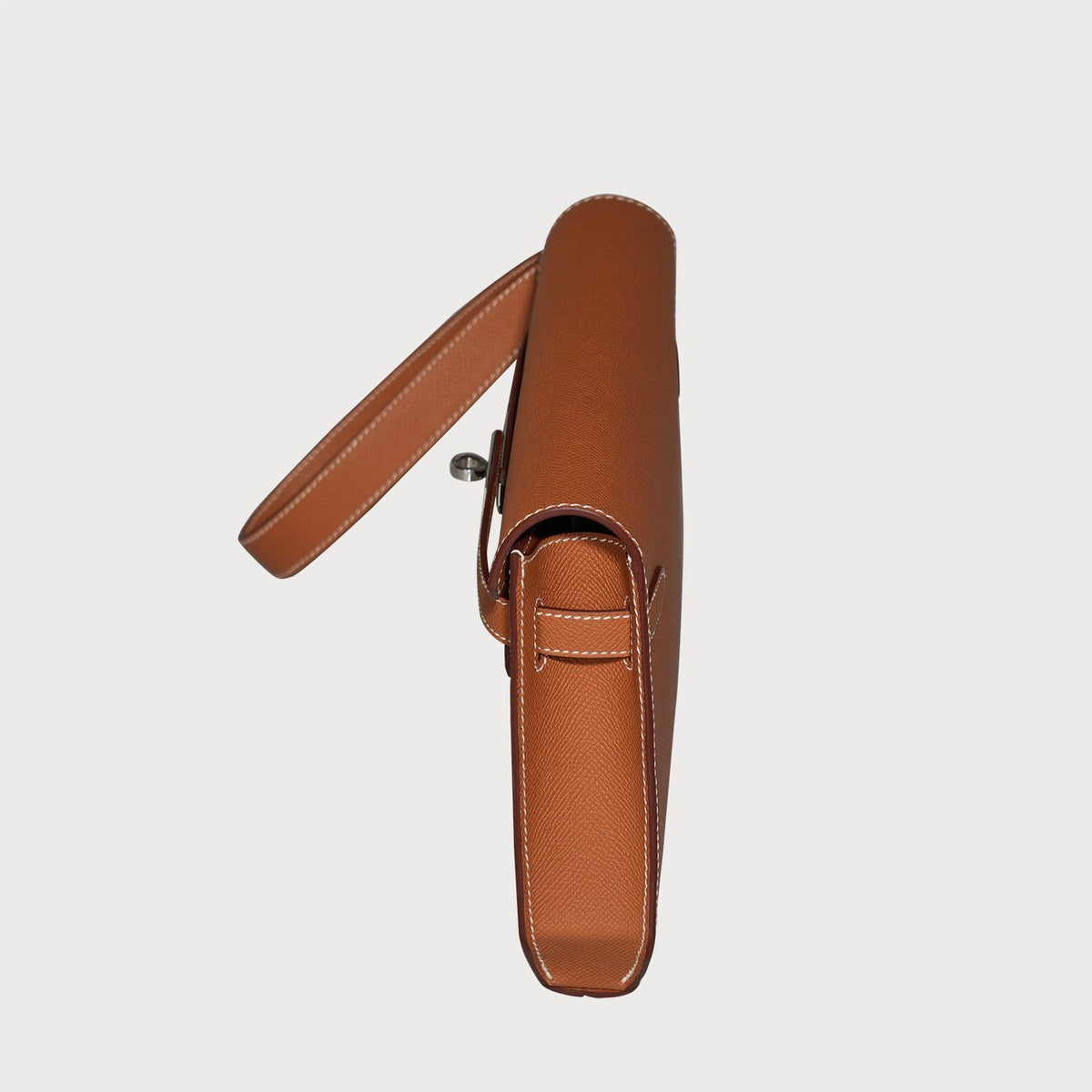Hermès Kelly Depeche 25 Gold With Palladium Hardware In Epsom Leather - view 3