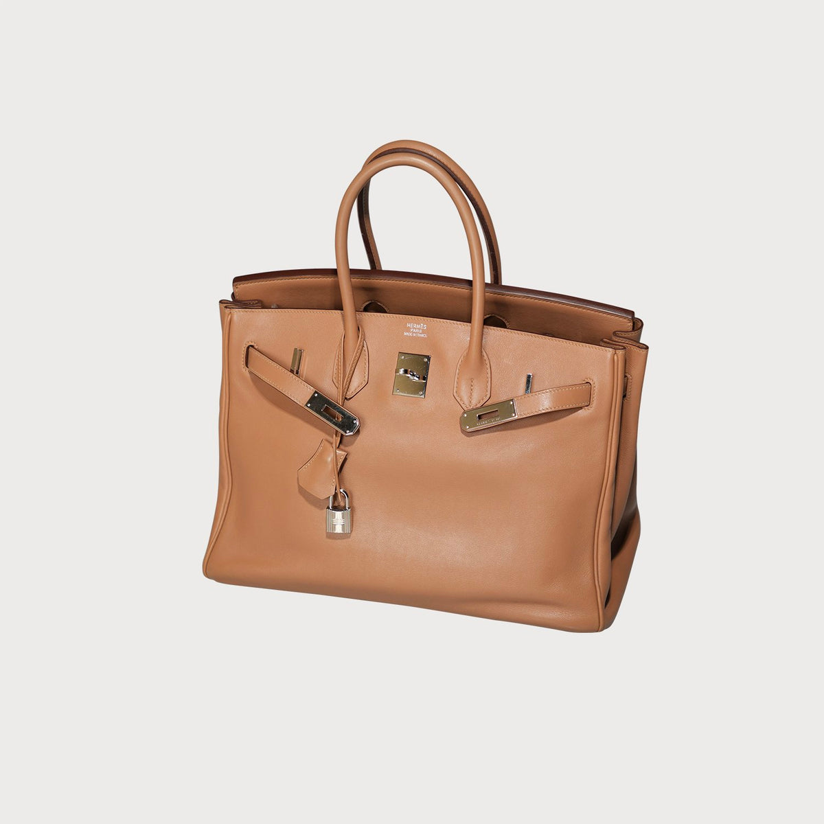 Hermès Birkin 35 Biscuit With Palladium Hardware In Swift Leather - view 9