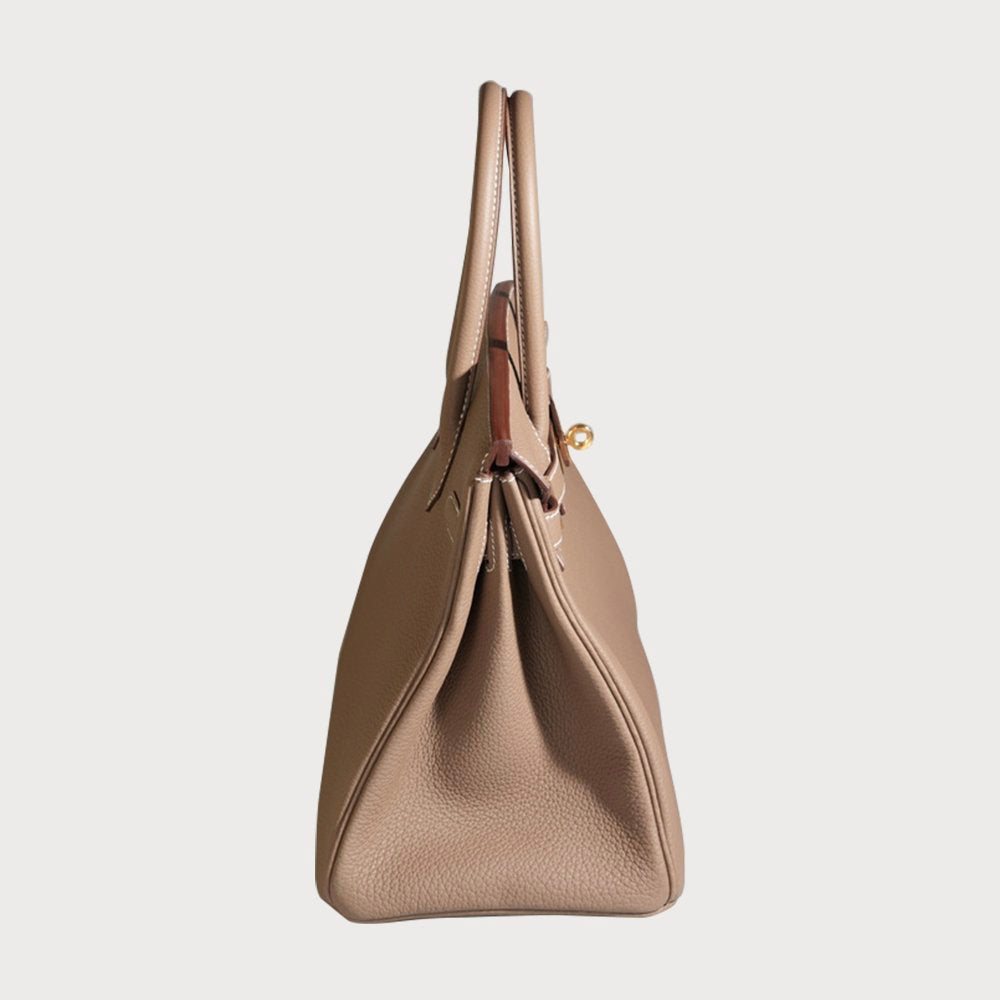 Hermès Birkin 30 Etoupe With Gold Hardware In Togo Leather - view 5