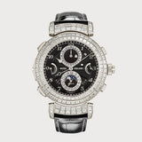 Grandmaster Chime Grand Complication Haute Joaillerie With Black Dial & Baguette-Cut Diamonds