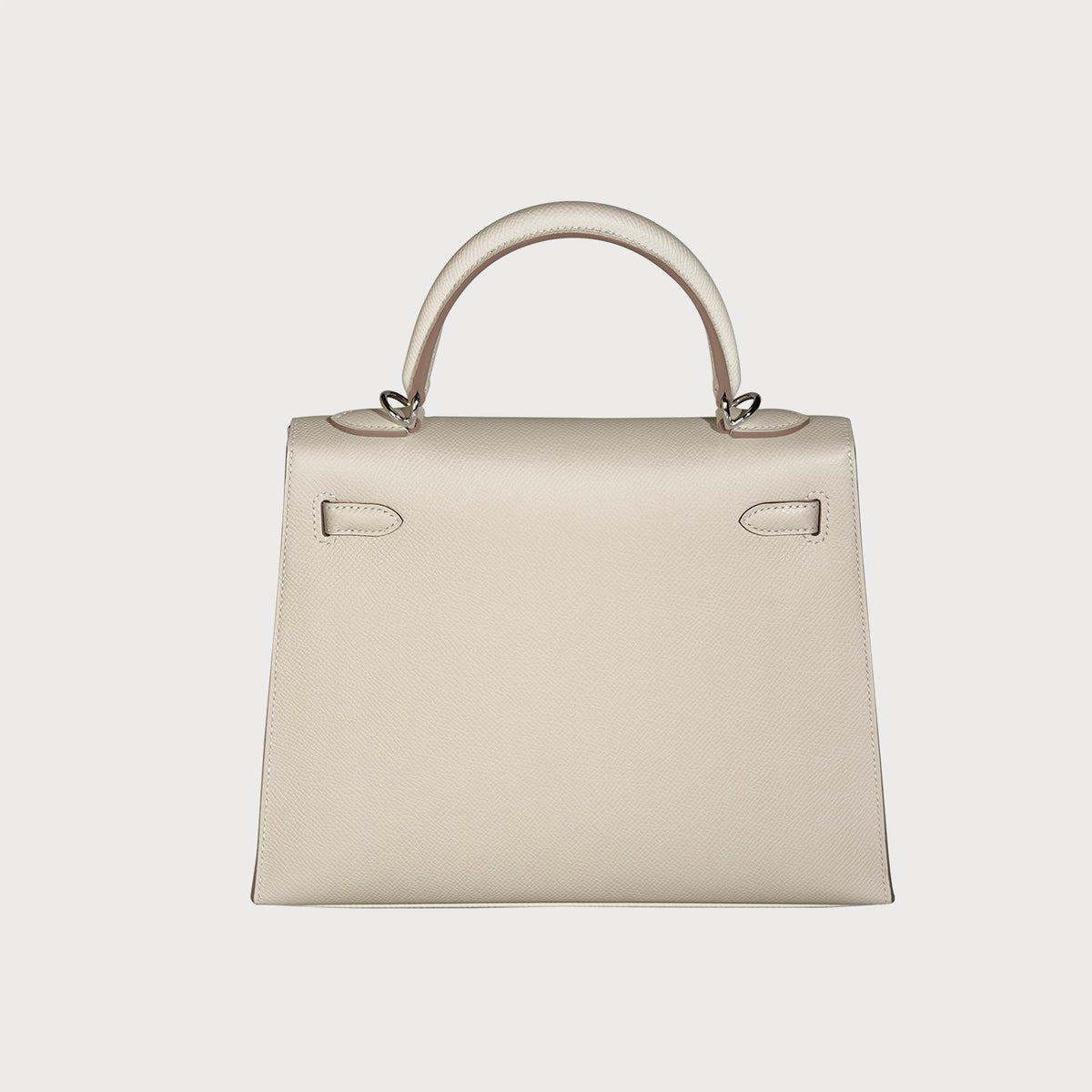 Hermès Kelly 25 Craie With Electrum Hardware In Epsom Leather. - view 10