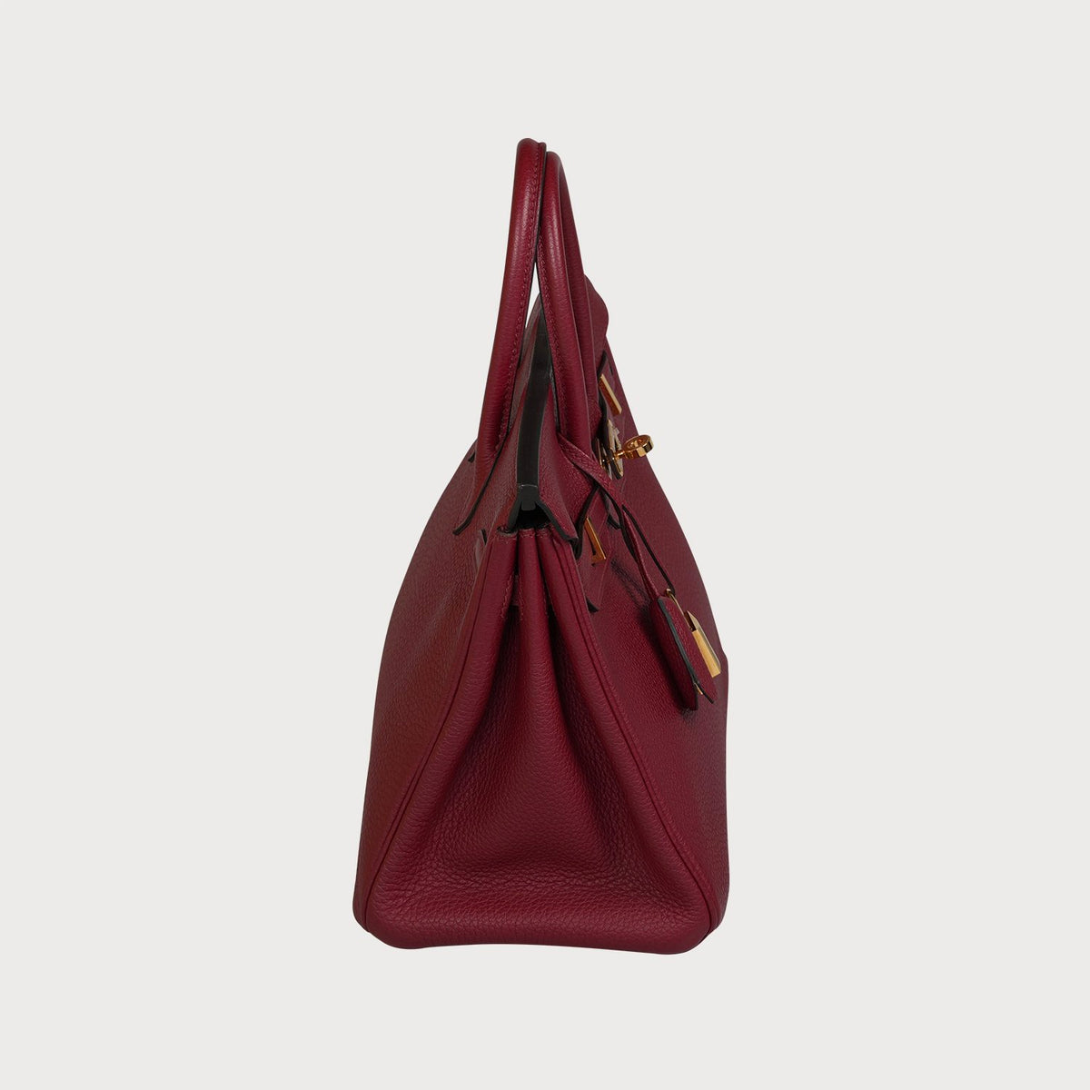 Hermès Birkin 25 Rouge Grenat With Gold Hardware In Togo Leather - view 9