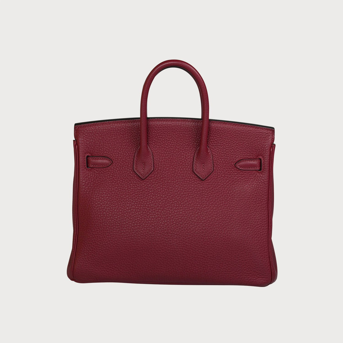 Hermès Birkin 25 Rouge Grenat With Gold Hardware In Togo Leather - view 4