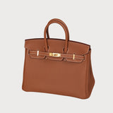 Birkin 25 Gold With Gold Hardware In Togo Leather
