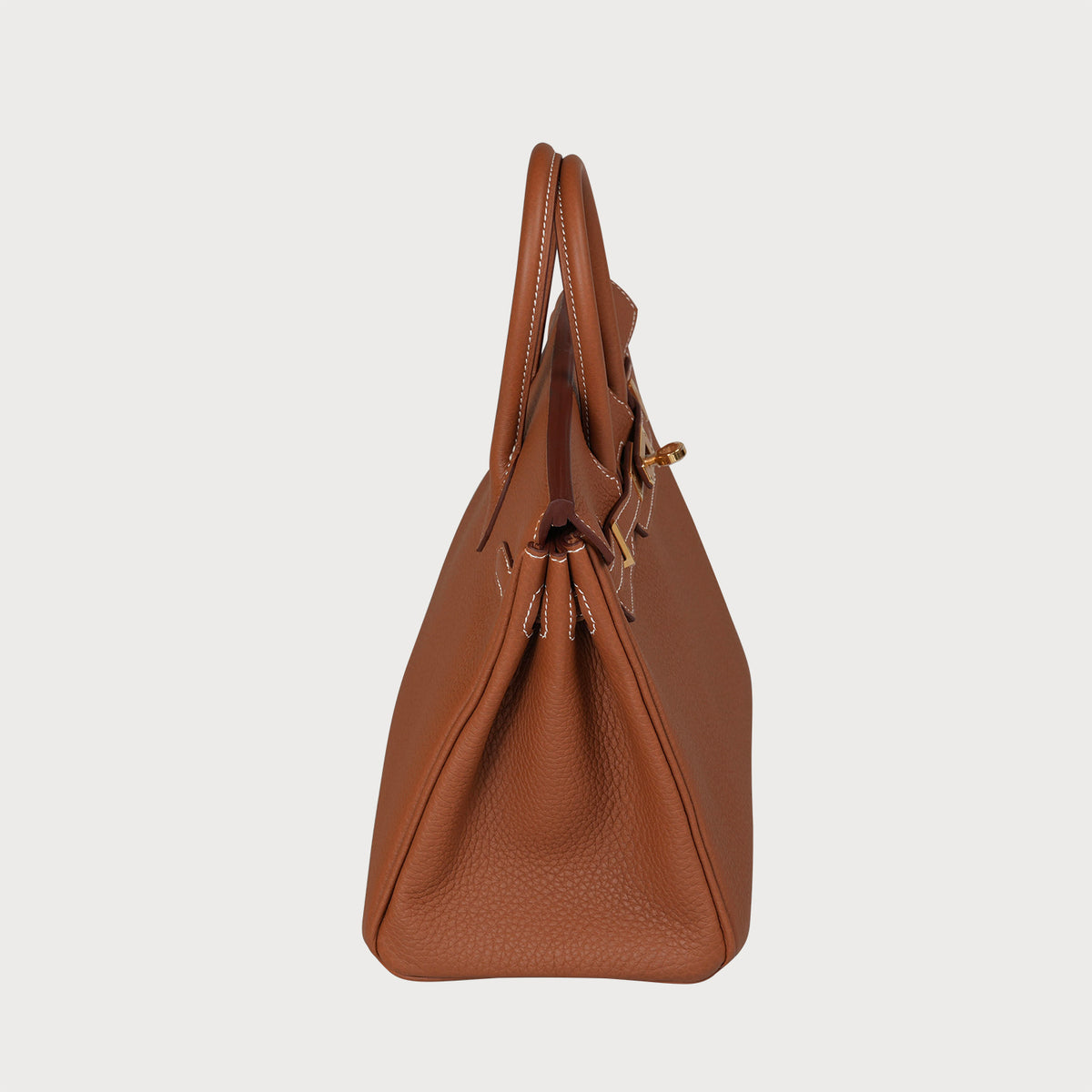 Hermès Birkin 25 Gold With Gold Hardware In Togo Leather - view 11