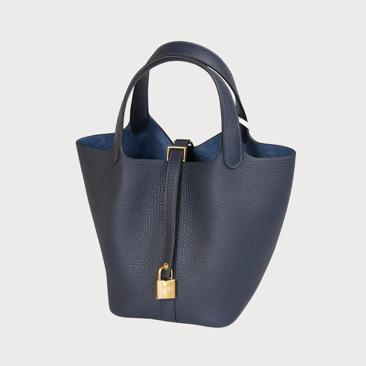 Hermès Picotin Lock 18 Bleu Nuit With Gold Hardware