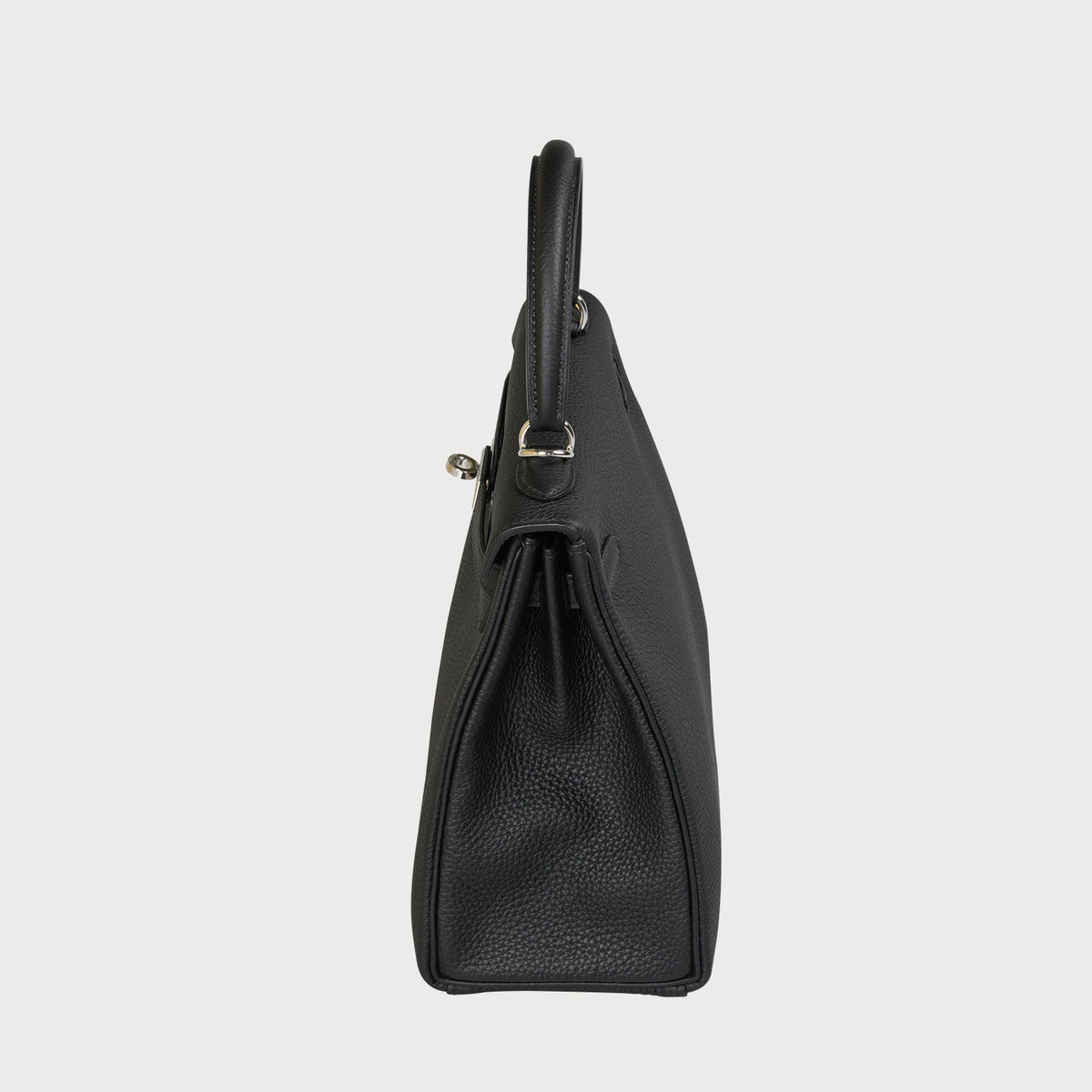 Hermès Kelly 25 Black Togo Leather With Palladium Hardware - view 12