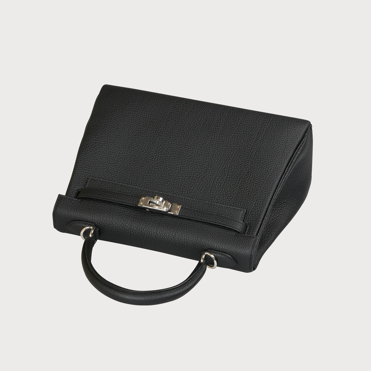 Hermès Kelly 25 Black Togo Leather With Palladium Hardware - view 6