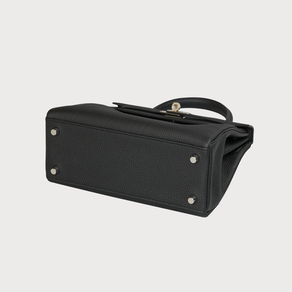 Hermès Kelly 25 Black Togo Leather With Palladium Hardware - view 14