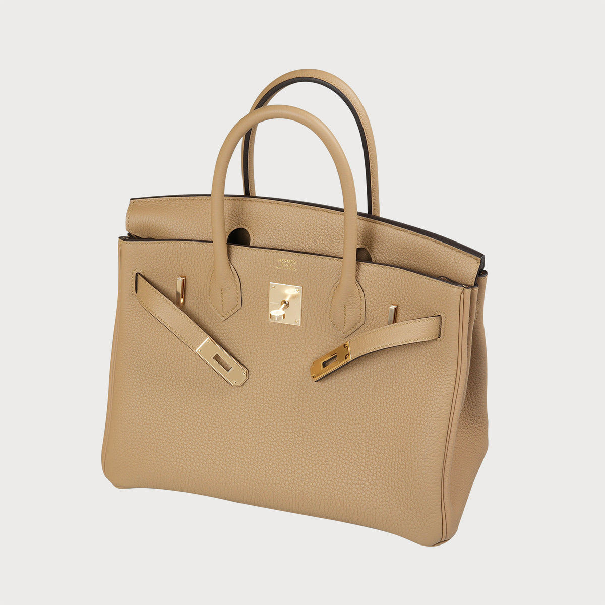 Hermès Birkin 30 Poussiere In Togo Leather With Permabrass Hardware - view 10