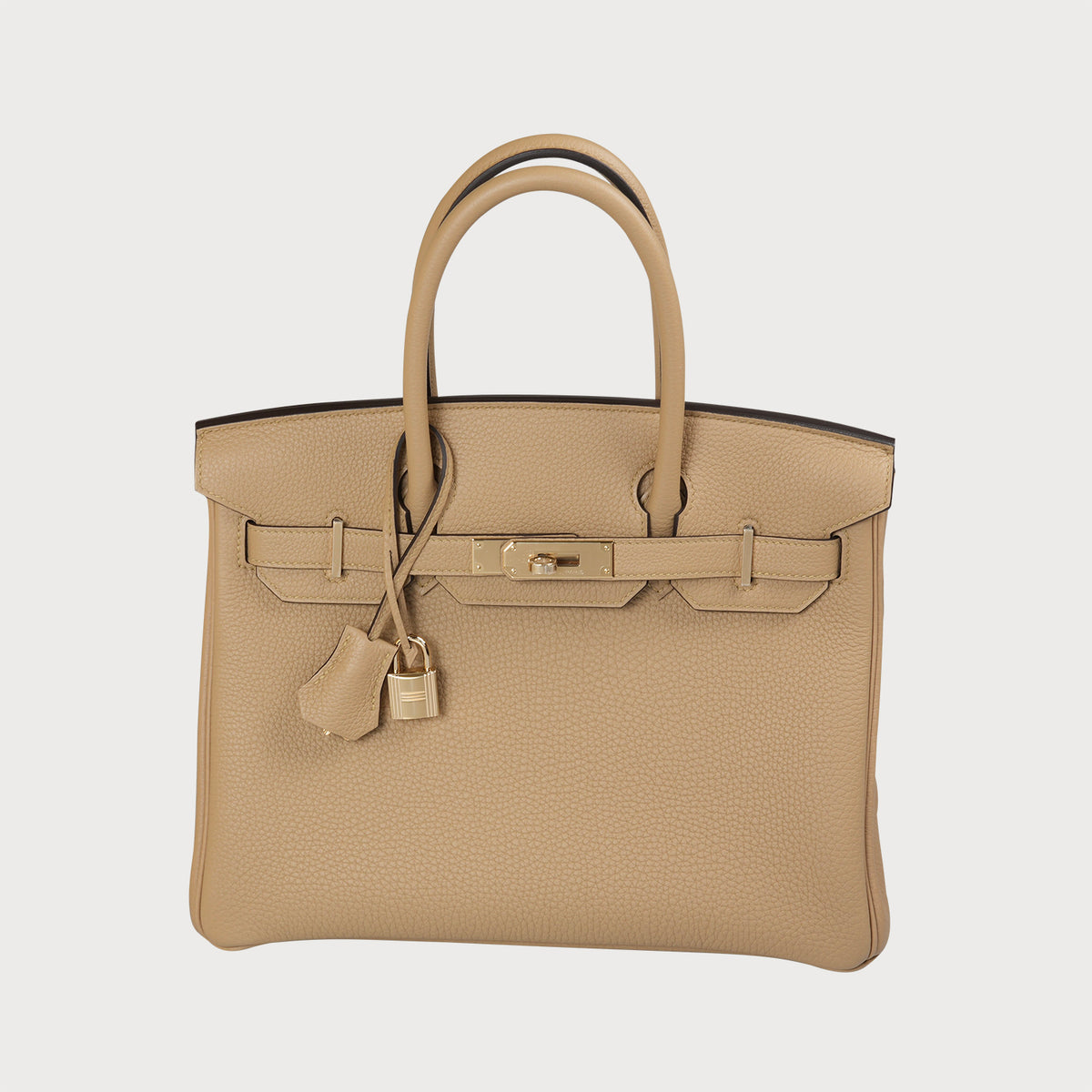Hermès Birkin 30 Poussiere In Togo Leather With Permabrass Hardware - view 3