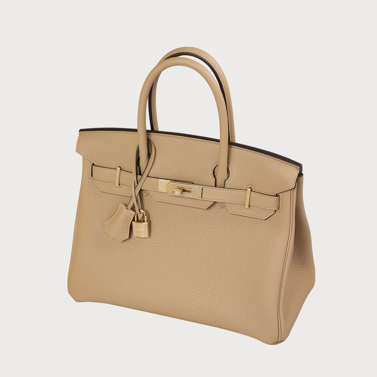Hermès Birkin 30 Poussiere In Togo Leather With Permabrass Hardware