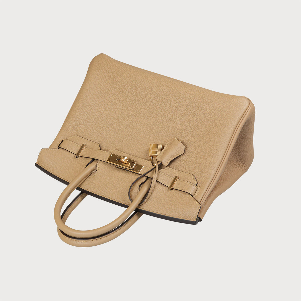 Hermès Birkin 30 Poussiere In Togo Leather With Permabrass Hardware - view 15