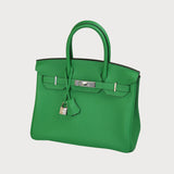Birkin 30 Bambou Green Togo Leather With Palladium Hardware