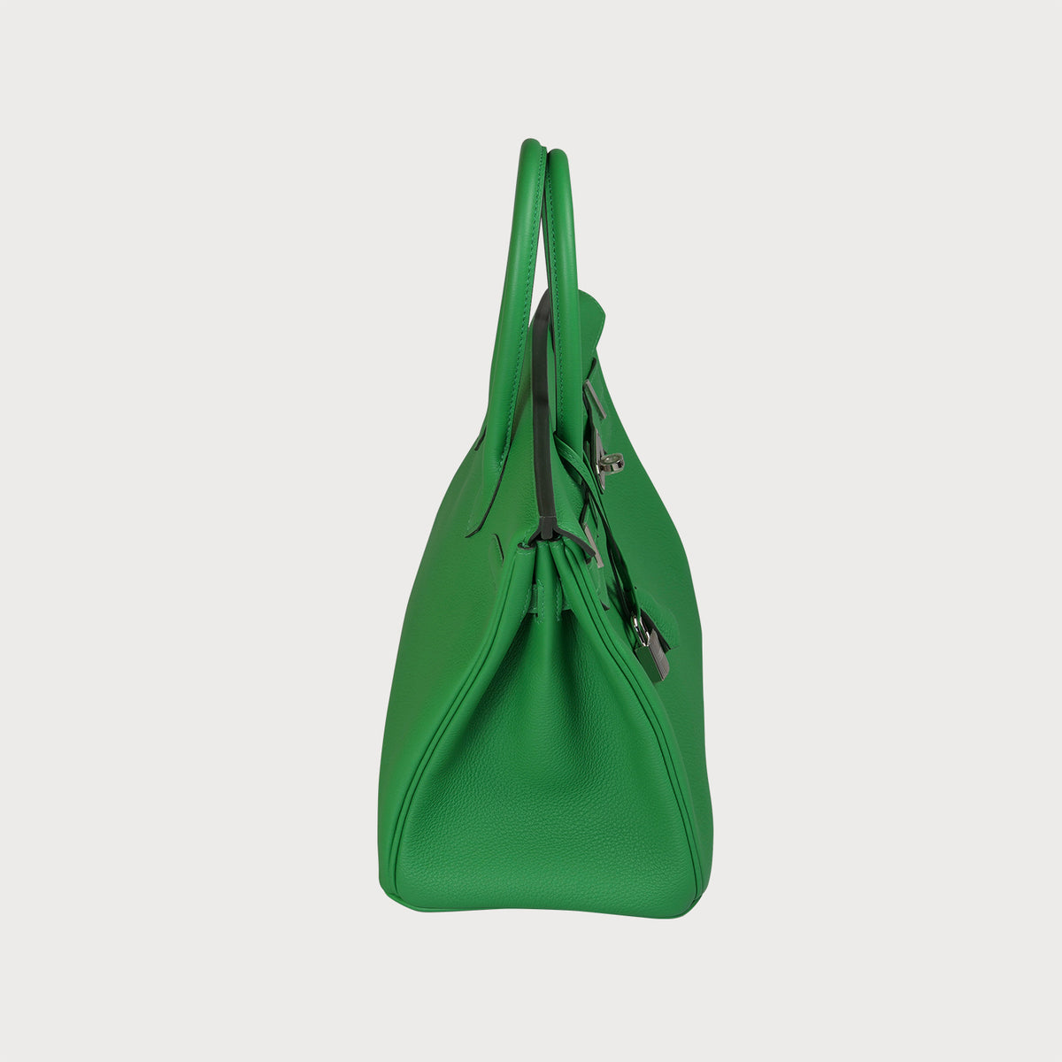 Hermès Birkin 30 Bambou Green Togo Leather With Palladium Hardware - view 12