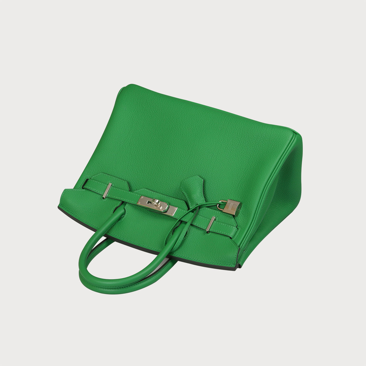 Hermès Birkin 30 Bambou Green Togo Leather With Palladium Hardware - view 15