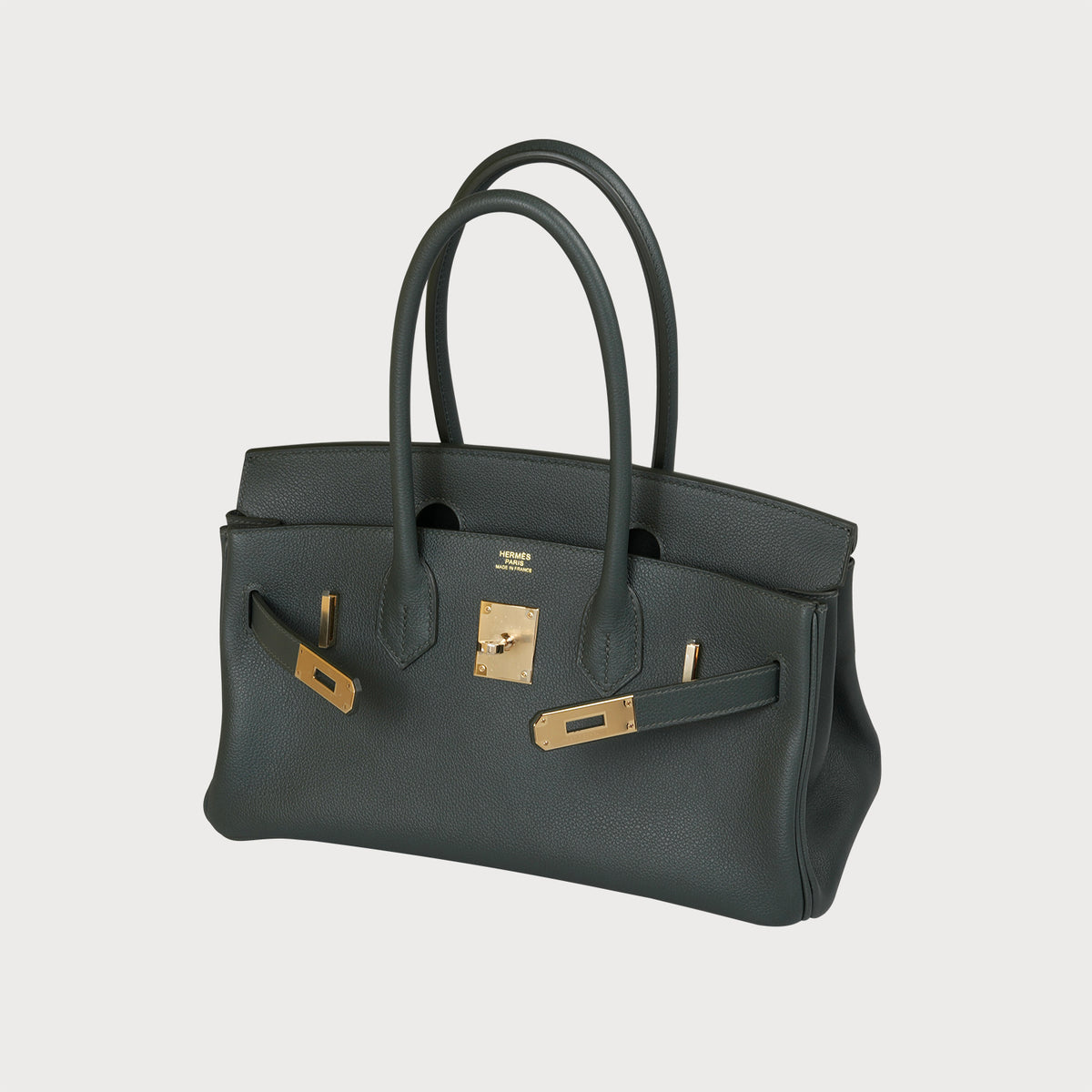 Hermès Birkin Shoulder Light 29 Vert Mangrove Pbhw - view 10