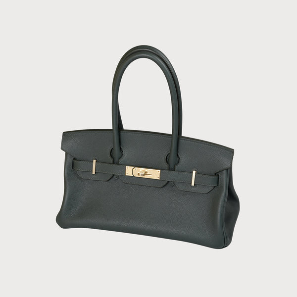 Hermès Birkin Shoulder Light 29 Vert Mangrove Pbhw