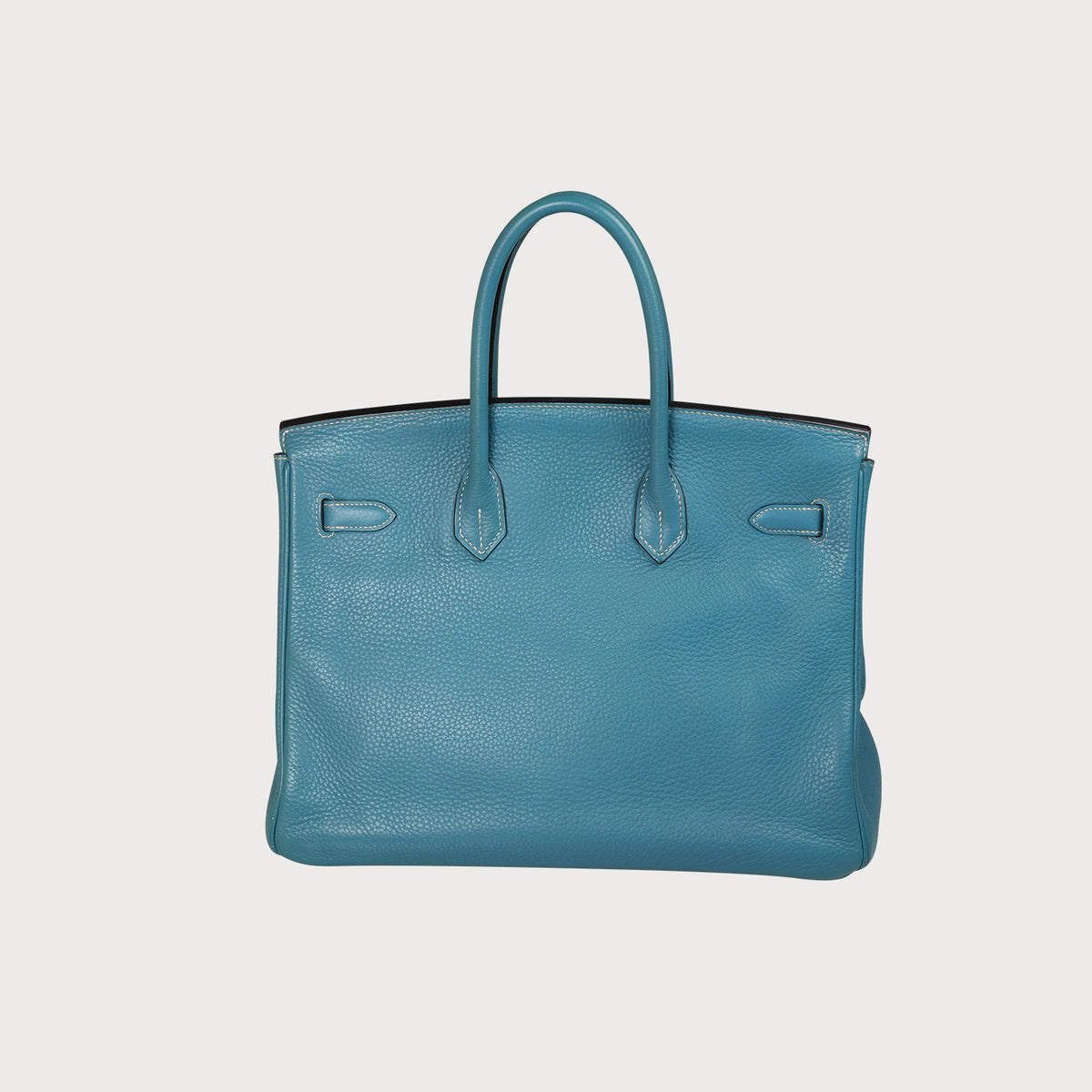 Hermès Birkin 35 Blue With Palladium Hardware - view 5