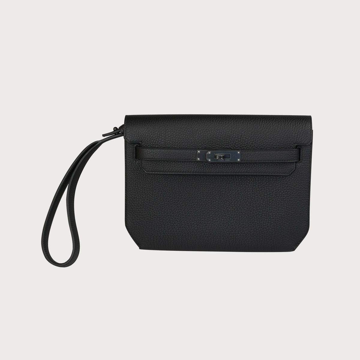 Hermès Kelly Depeche 25 So Black Togo With Black Hardware - view 9