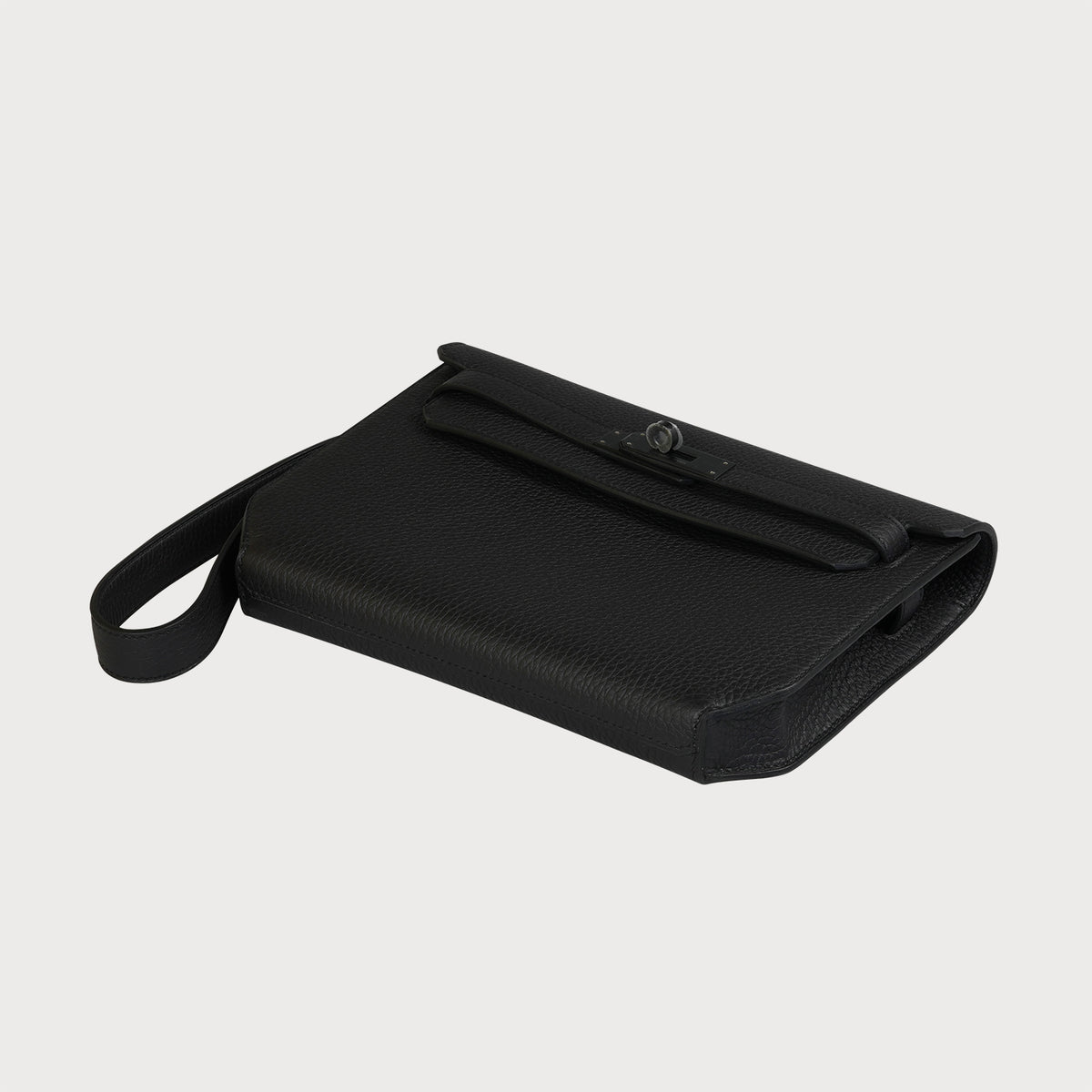 Hermès Kelly Depeche 25 So Black Togo With Black Hardware - view 6