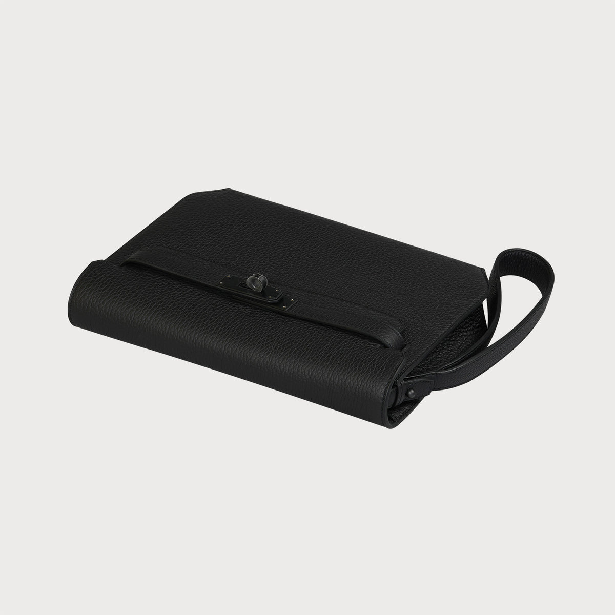 Hermès Kelly Depeche 25 So Black Togo With Black Hardware - view 7