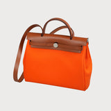 Herbag Zip 31 Toile Officier And Vache Hunter In Orange Minium And Fauve Phw
