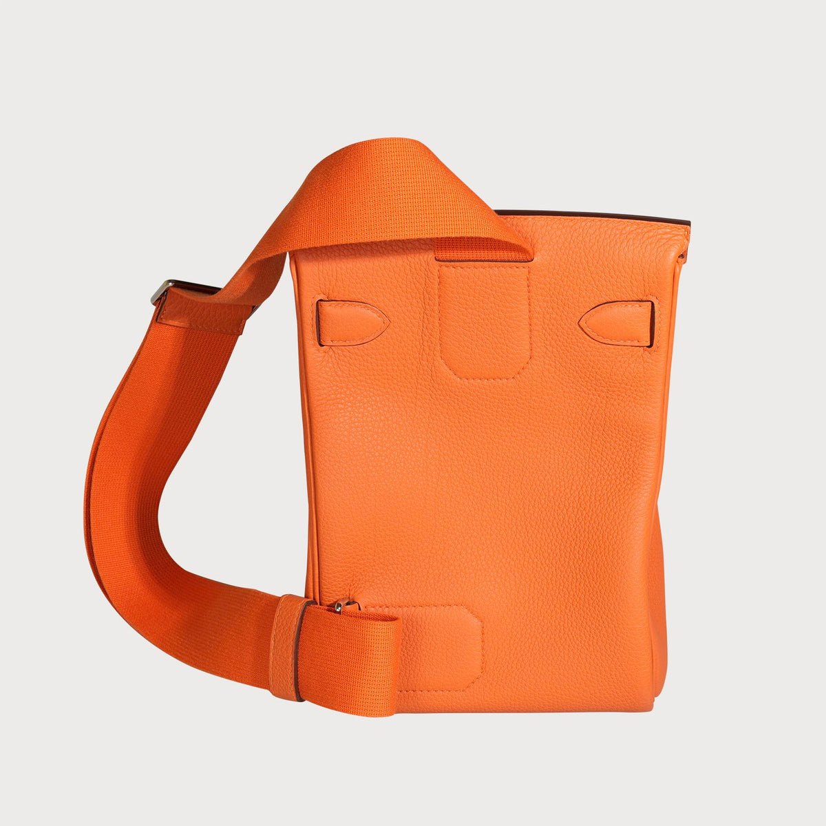 Hermès Hac A Dos Pm Orange With Palladium Hardware In Togo Leather - view 4