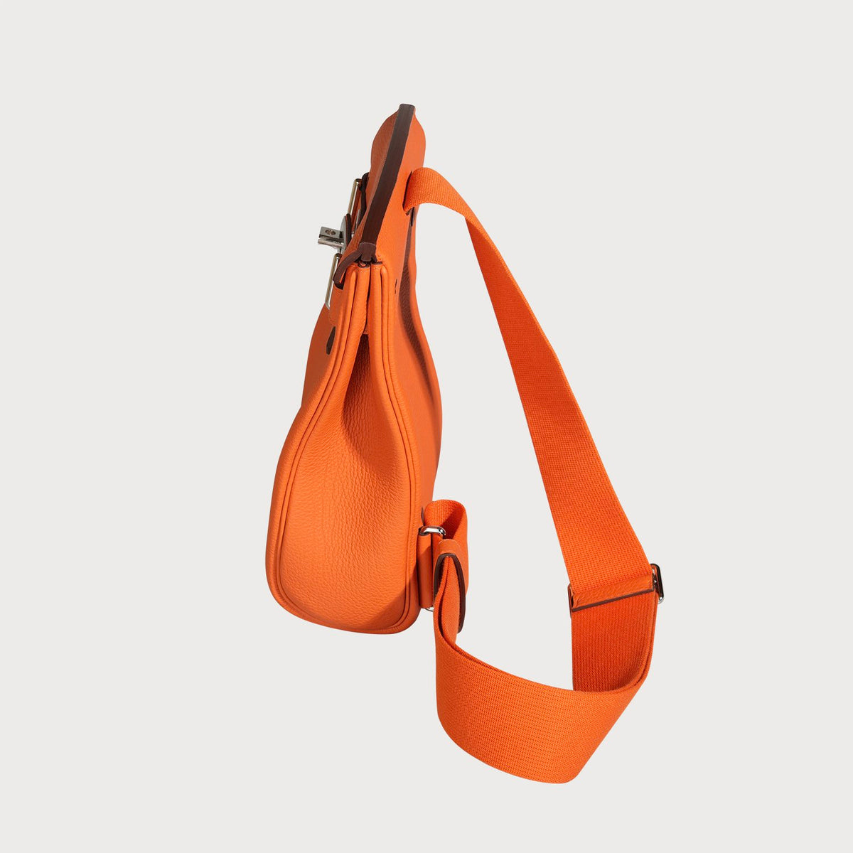 Hermès Hac A Dos Pm Orange With Palladium Hardware In Togo Leather - view 11