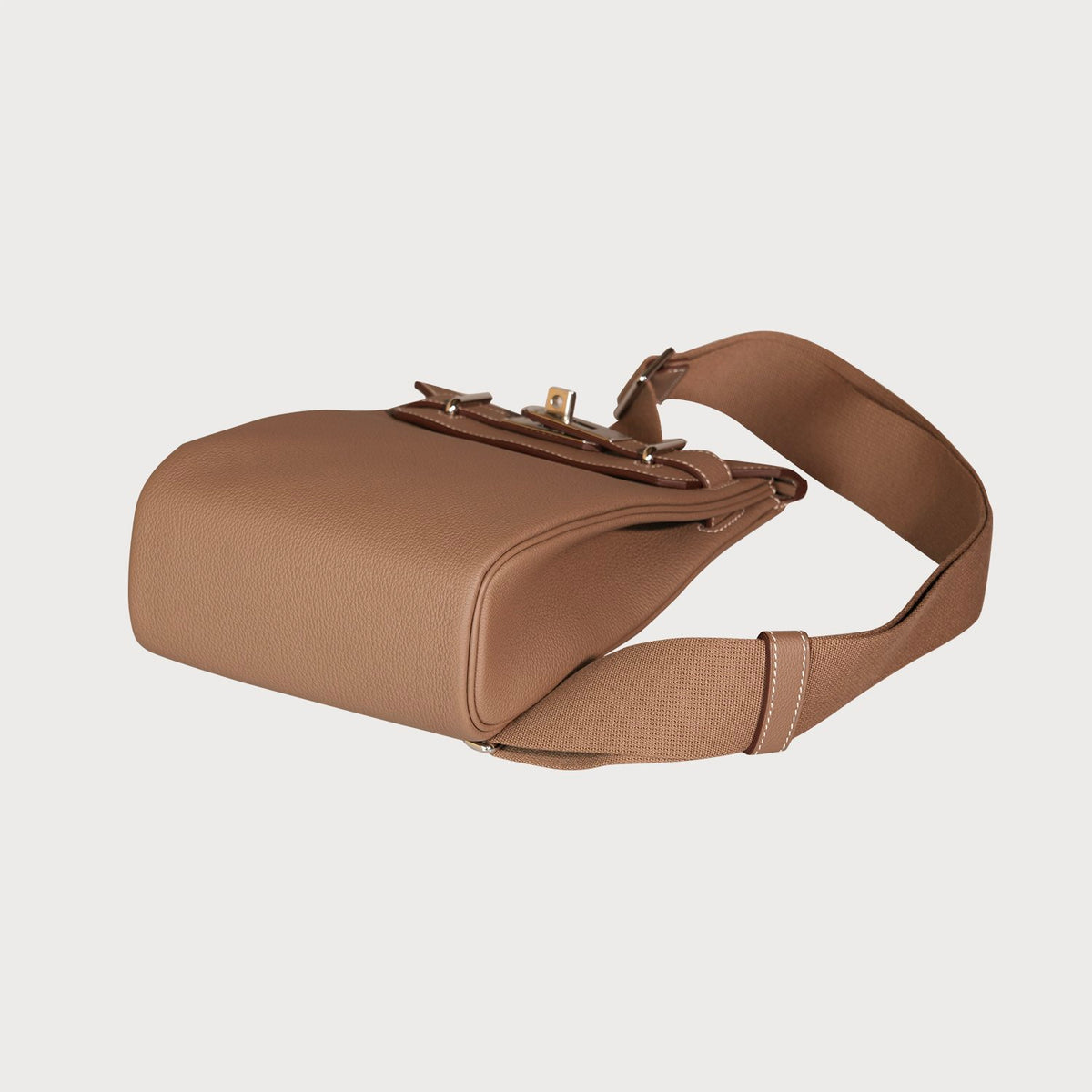 Hermès Hac A Dos Pm Etoupe With Palladium Hardware In Togo Leather - view 6